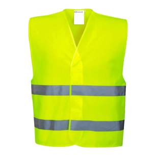 gilet haute visibilité jaune fluorescent taille l