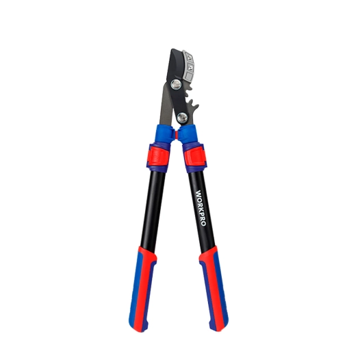 sécateur d'élagage deux mains à enclume, extensible 625 - 925 mm, économie d'effort, diamètre de coupe maximum 44 mm