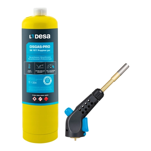 chalumeau à gaz m1 turbo - usa 1 plg + bouteille de connexion dsgas-pro