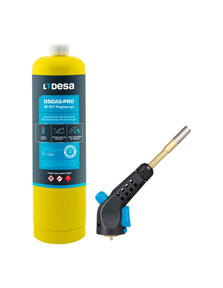 Chalumeau M1 Turbo + Bouteille DSGAS-PRO Soudure rapide, chauffage intense - DESA