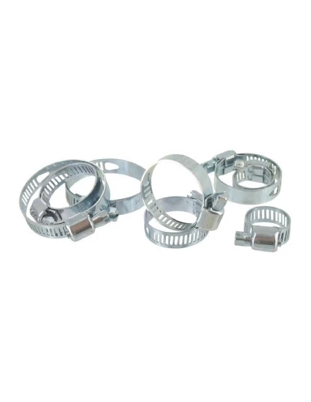 Assortiment 12 colliers à bande perforée 12 8