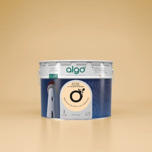 peint.faã§ade ext. jaune ã  base de coquilles st-jacques meuliã¨re 10 l - algo paint ld