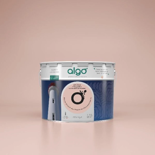 peint.faã§ade ext. rose ã  base de coquilles st-jacques rose granit 10 l - algo paint ld