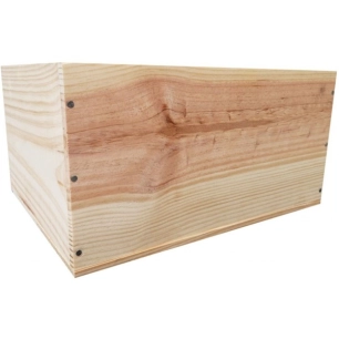 caisse en bois de prã‰sentation - grand format - algo paint ld