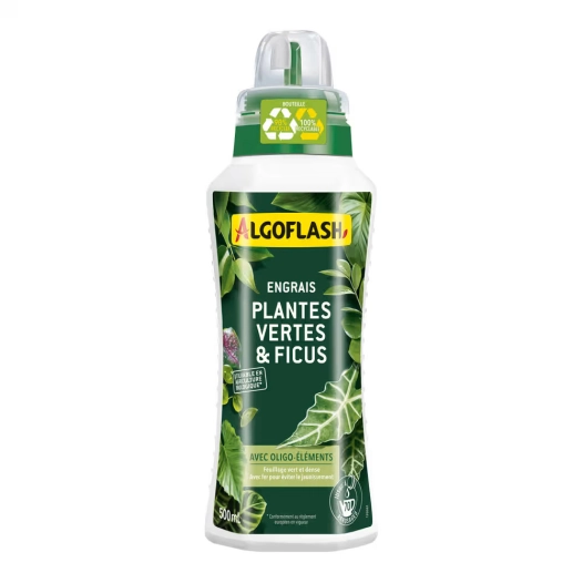 engrais plantes vertes et ficus liquide uab 500 ml engrais plantes vertes et ficus liquide uab 500 ml - algoflash