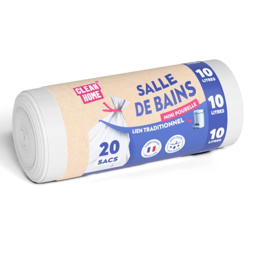 sacs poubelle salle de bain 10l rouleau de 20 sacs poubelle salle de bain 10l rouleau de 20 - publi embal