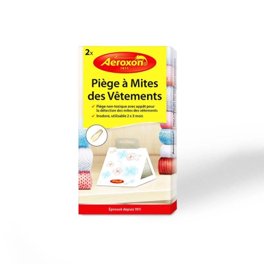 pièges à mites des vêtements x2 pièges à mites des vêtements x2 - aeroxon