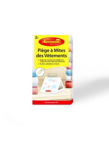 pièges à mites des vêtements x2 pièges à mites des vêtements x2 - aeroxon
