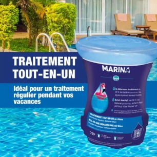 traitement tout-en-un au chlore 750 g traitement tout-en-un au chlore 750 g - marina