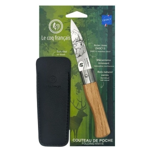 rã©assort de 12 cartes duo nature sanglier - chãªne + ã©tui - french touch arts ld