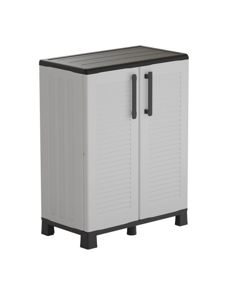 Armoire Basse Polypropylène Rangement compact et résistant à l'humidité - ART PLAST