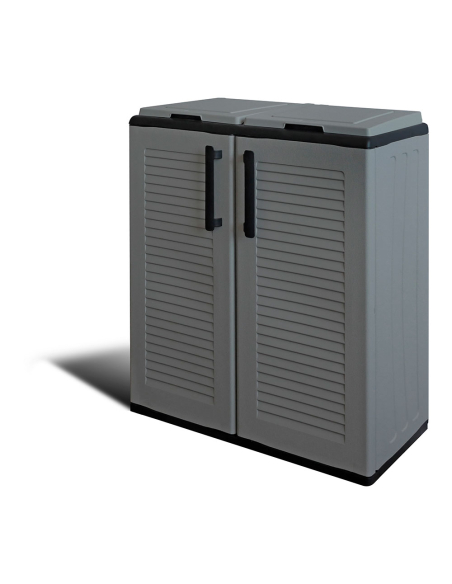 Armoire Basse Tri Sélectif Eco Easy Tri sélectif intégré et robustesse - ART PLAST
