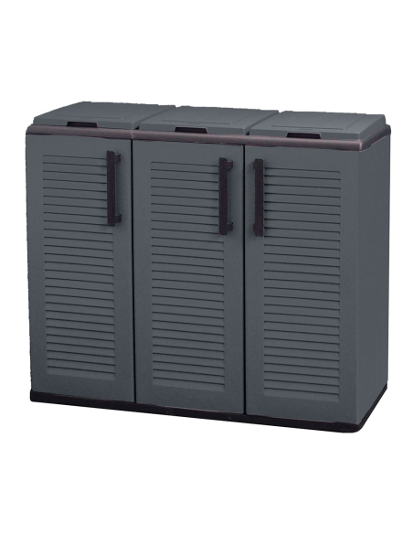 Armoire Basse Tri Sélectif Gestion des déchets facilitée - ART PLAST