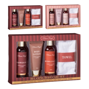 coffret de soins corporels relaxants, modèles assortis