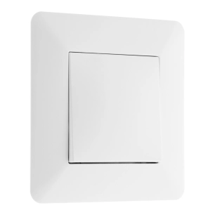 Bouton poussoir encastrable 10A – ARTEZO Blanc