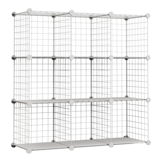 étagère modulaire en métal titan c9 blanc