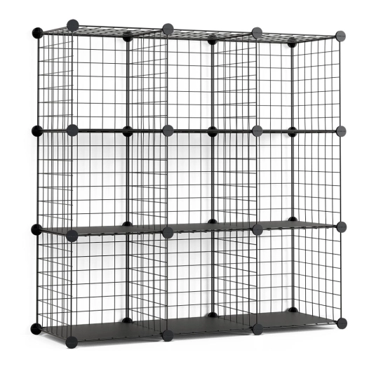 étagère modulaire en métal titan c9 noir