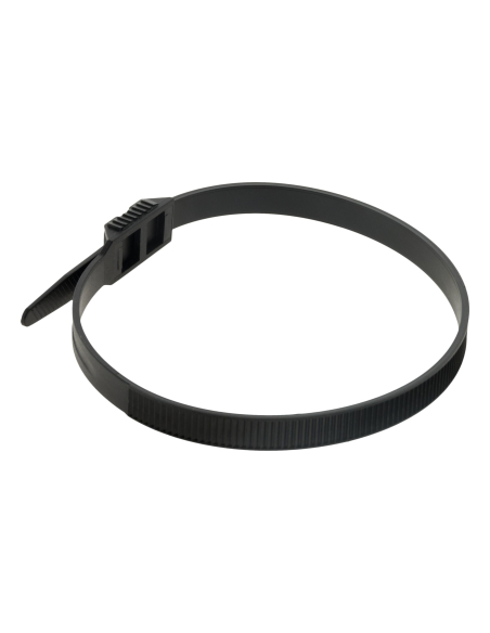 20 colliers 9x350mm noir