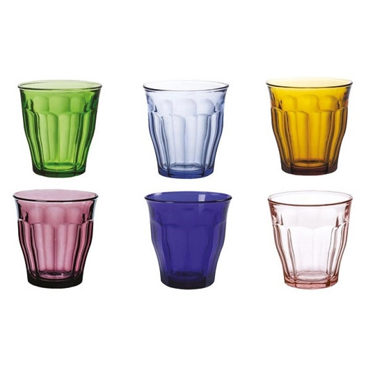 picardie multi teintes gobelet 25 cl (prune/rose/marine/saphir/vermeil/vert) - duralex scop sa