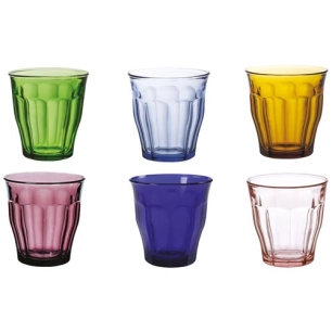 picardie multi teintes gobelet 25 cl (prune/rose/marine/saphir/vermeil/vert) - duralex scop sa