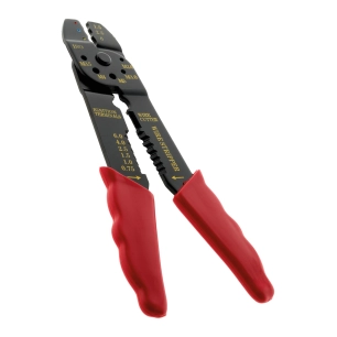 Pince à sertir les cosses + dénudage avec gabarit