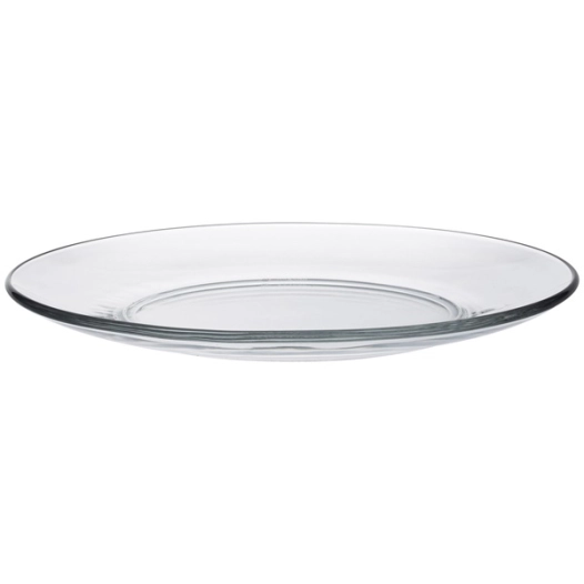 6 lys transparent assiette plate 23,5 cm - duralex scop sa