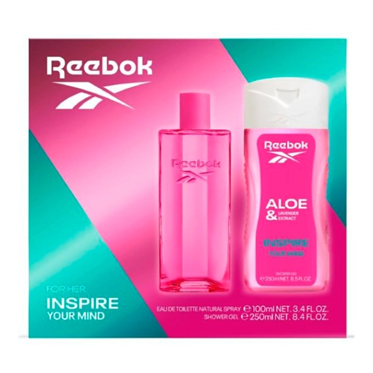 coffret eau de cologne inspire pour femme 100 ml + gel 250 ml