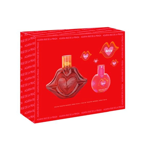 coffret eau de cologne agatha_beso 100 ml + bubble 30 ml