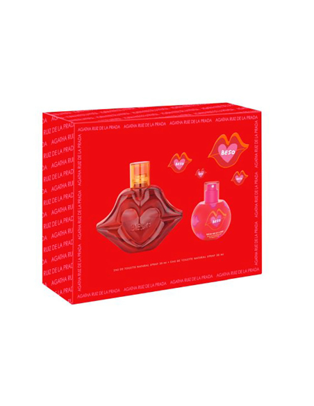 Coffret Eau de Cologne Agatha Beso Parfum féminin frais et pétillant - AGATHA RUIZ DE LA PRADA