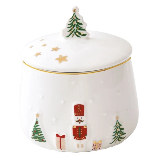 pot ã  sucre en porcelaine - let it snow - pozzi milano spa