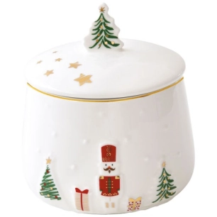 pot ã  sucre en porcelaine - let it snow - pozzi milano spa
