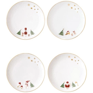 coffret 2 assiettes - let it snow - pozzi milano spa