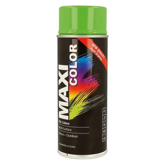 maxi color ral 6018 brillant vert jaune 400 ml - european aerosols b v