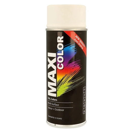 maxi color ral 9010m blanc mat 400 ml - european aerosols b v
