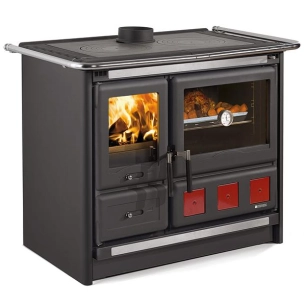 nordica cuisinière à bois rosaxxl.16aciernoiranthra - nordica