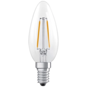 led flamme clair filament e14 1.8w 250 lumens chaud - ledvance gp