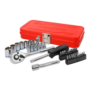 jeu de cliquet, ¼ po, 37 pièces