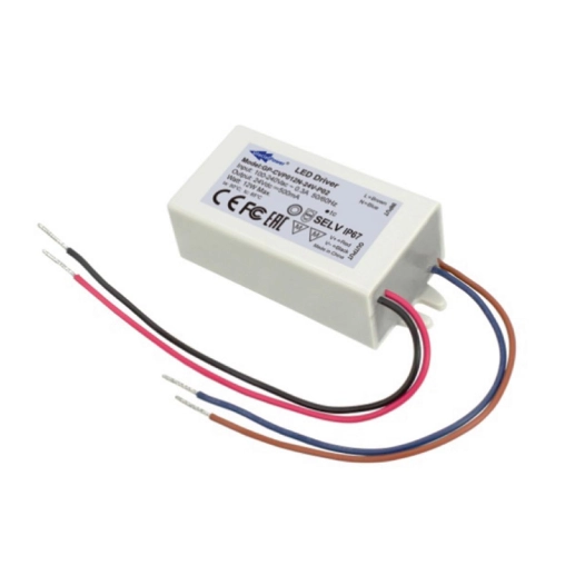 alimentation led à sortie unique 12 vdc 16 w