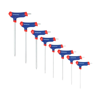 clés torx à poignée en t, t10-t50, jeu de 8 pièces
