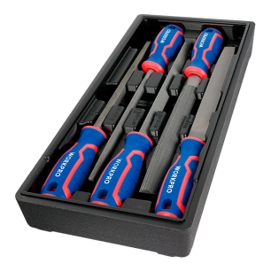 limes 200 mm, jeu de 5 pièces