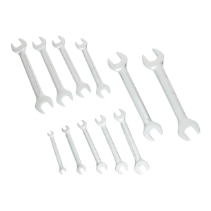 clés plates double, jeu de 11 pièces