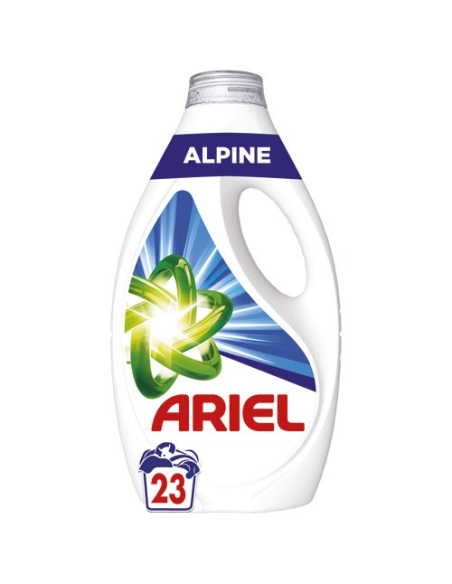 Ariel Liquide Alpine 23 Doses Lessive liquide puissante, fraîcheur alpine - DIAPAR DISTRIBUTION ALIMENTAIRE PARISIENNE