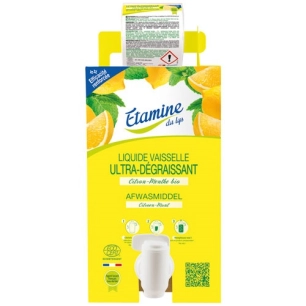 liquide vaisselle ultra degraissant citron menthe 10kg - comptoir des lys