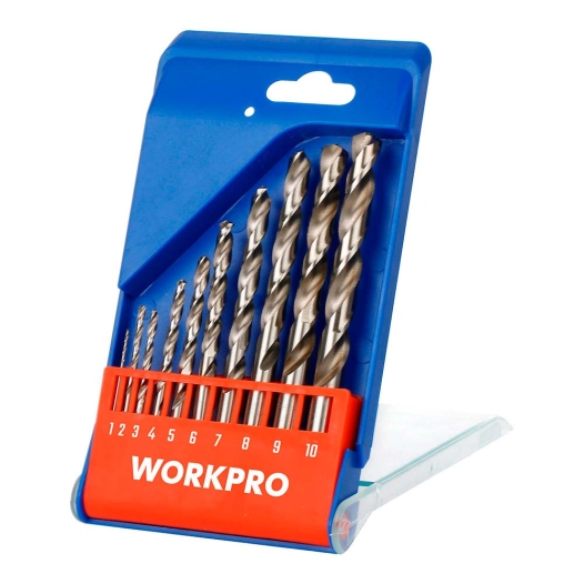 forets pour métaux hss4341 rectifiés, ø1,00 - ø10,00 mm, jeu de 10 pièces