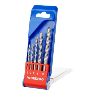 forets pour maçonnerie, ø4,00 - ø10,00 mm, jeu de 5 pièces