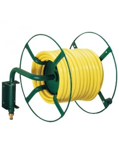 Dévidoir métallique mural pour tuyau d'arrosage 340 x 400 x 460 - CAPVERT