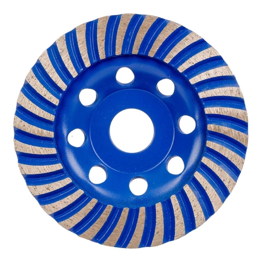 meule boisseau diamantée avec rangée de dents turbo ø 115 x 22,2 mm