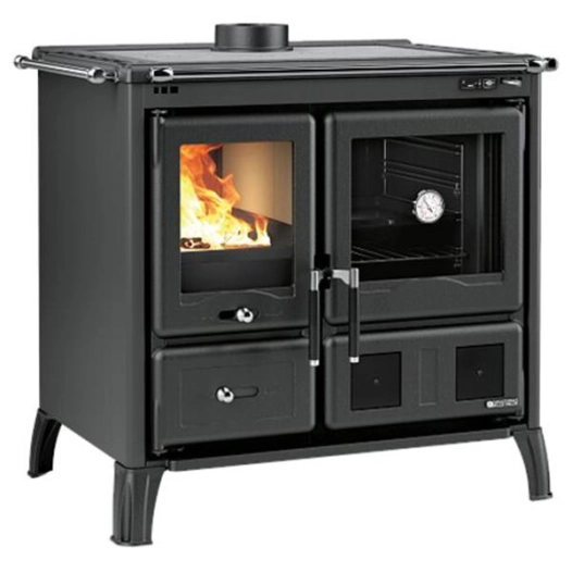 nordica cuisinière à bois gardenia.16aciernoiranthracite - nordica