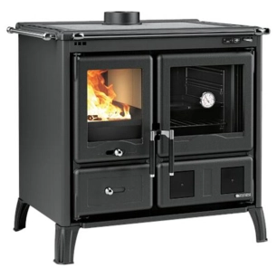 nordica cuisinière à bois gardenia.16aciernoiranthracite - nordica