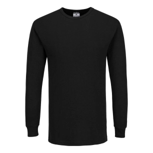 t-shirt thermique manches longues - taille 5xl - noir - portwest